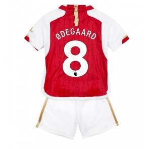 Arsenal Martin Odegaard #8 Dětské Domácí dres komplet 2023-24 Krátký Rukáv (+ trenýrky)